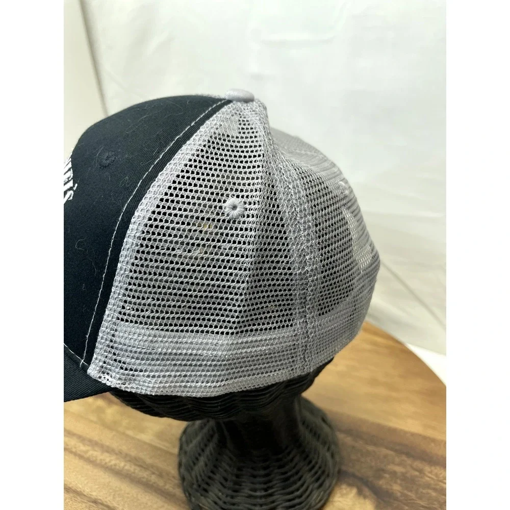 Jack Daniels‎ Tennessee Honey Hat Cap Black & Gray Strap Back Adjustable New
